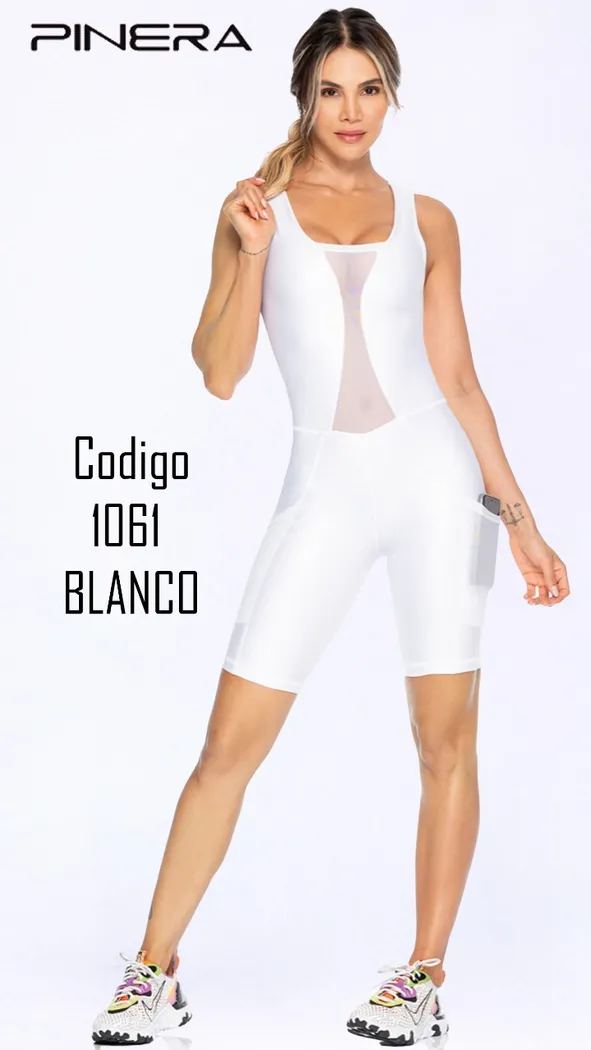 Enterizo Pinera Summer SHORT 1061 BLANCO 150921