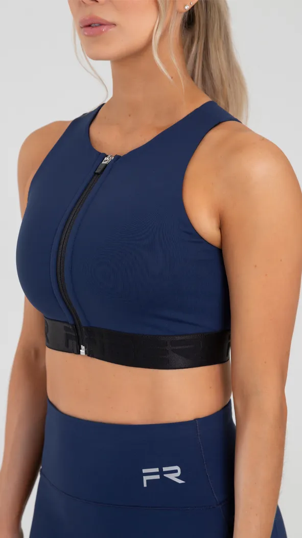 Top Fiber Vibes VBST03B AZUL OSCURO Cierre