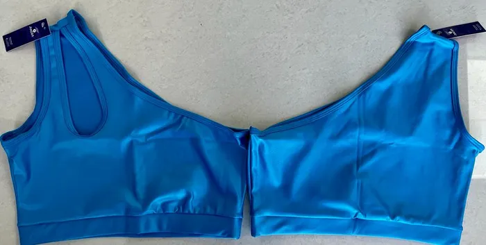 Top Pinera 1049 Un Hombro Azul