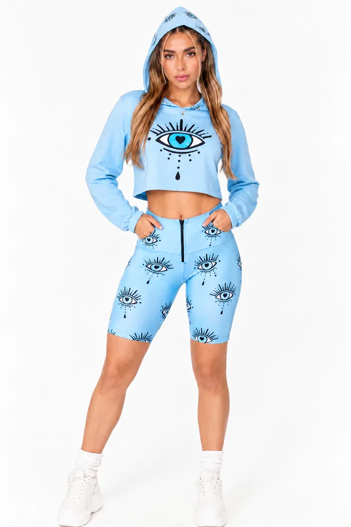 Chamarra Brandfit Buzo Ojo Azul